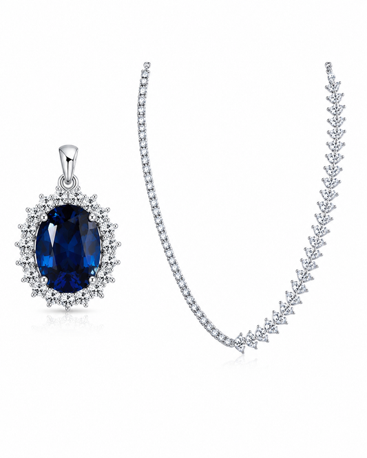 The Bleu Élan Pendant