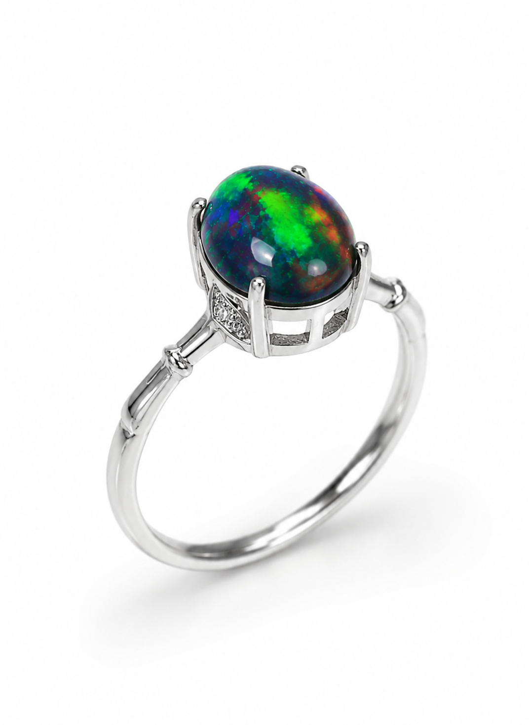 The Aurora Opal Ring
