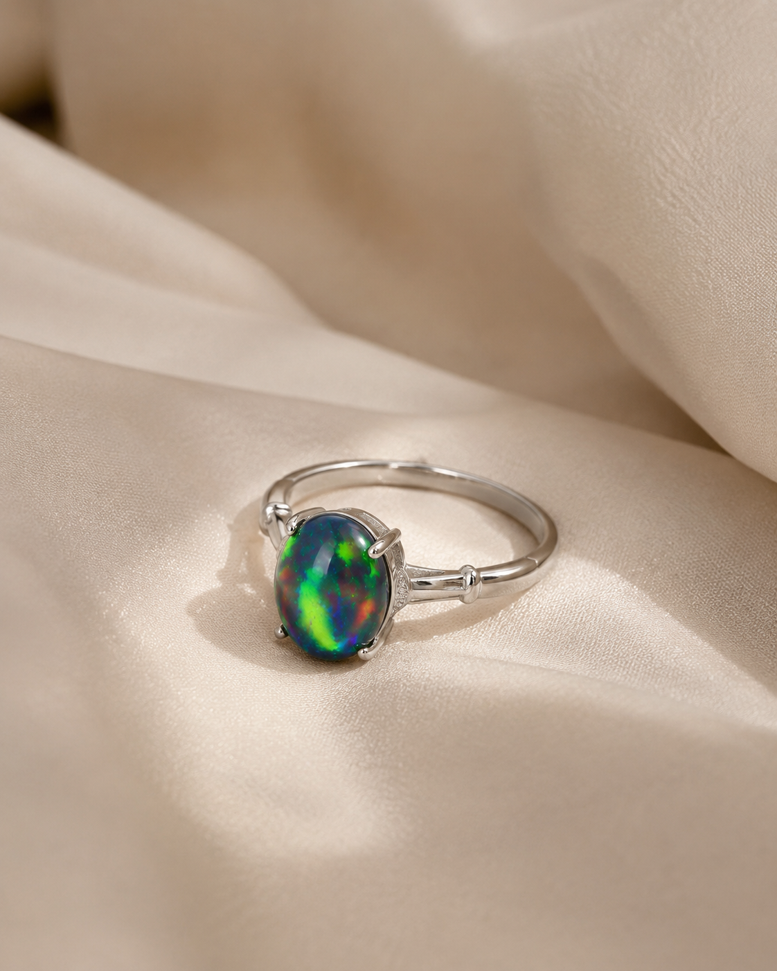 The Aurora Opal Ring