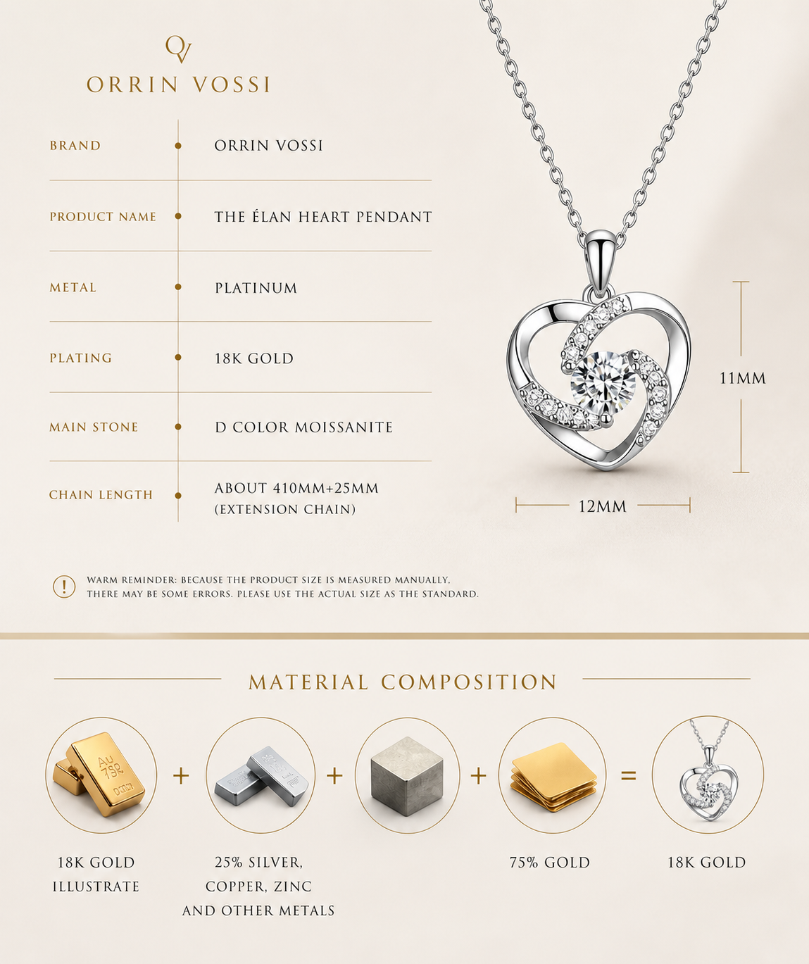 The Élan Heart Pendant